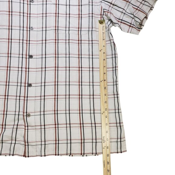 Columbia Men's Striped Short Sleeve Button Up Shirt Size XL - Picture 7 of 9